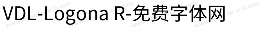VDL-Logona R字体转换